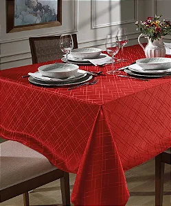 T MESA DOL REQUINTE II LISO 140X210 VERMELHO