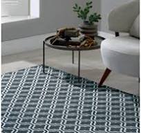 Tapete Bella Janela Jacquard 100X130 Elegance Preto