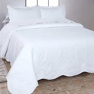 KIT COLCHA JOL ULTRASONIC DYURI 220X240 BRANCO CASAL