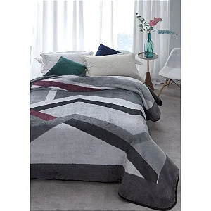 COBERTOR JOL KYOR PLUS AMALFI 180X220 CINZA CASAL