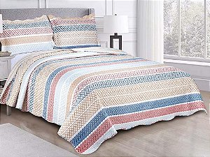 Kit Colcha Camesa Evol Queen 240X260 Alibi