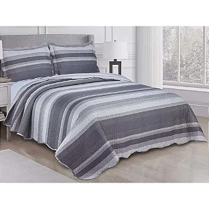 Kit Colcha Camesa Evolution Casal 220X240 Marfo 3Pçs