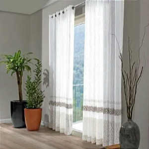 Cortina Dohler Veneza 4,00X2,50 Estampa 5458