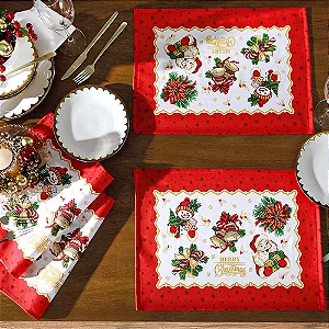 Lugar Americano Dol Athenas 45X31 Natal 111 6 lugares