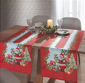 Trilho De Mesa Dohler Clean Renova Estampa Digital 45X1,60 Natal 115