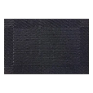 Jogo Americano Niazitex Santiago 4 peças 30x45 Desenho 003 Preto