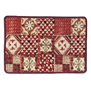 Tapete Niazitex Boucle Sicília 45X65 Vermelho