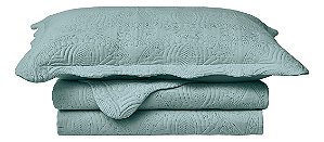 Kit Colcha Camesa Agra King 280X260 Piscina