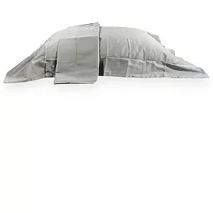 Fronha Marken Fassi Constantine 2 Peças 50x70 Cinza Branco