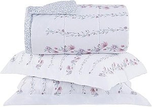 Kit Colcha Buddemeyer Gran Percalle Donna 220x240 3 Peças