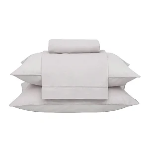 Jogo De Cama Buddemeyer Basic Percalle Queen Bege 4 Peças 180 Fios