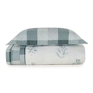 Kit Colcha Karsten Lacerda Estampado Solteiro 2 Peças