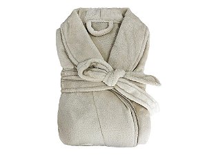 Roupão Neo Velour Camesa Bege M