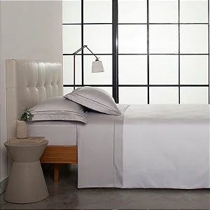 Jogo de Cama Buddemeyer Sublime Queen Prata Ponto Cheio Prata 4 Peças