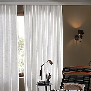Cortina Bella Janela Inove Duplex 540X280 Monaco Linho (Trilho Suíço)