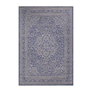 Tapete Jolitex Sisalis Classic 150x200 Azul Marfim