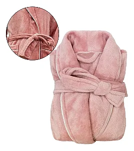 Roupão Camesa Neo Velour Gg Rose