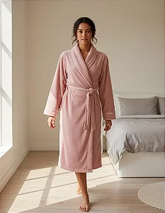 Roupão Camesa Neo Velour G Rose