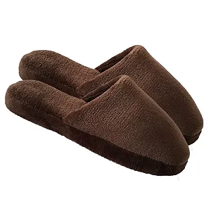 Pantufa Ame Niazitex Toque De Seda Marron 37-38
