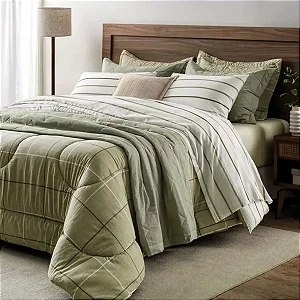 Kit Colcha Karsten Santiago Estampado 220x255 3 Peças Casal