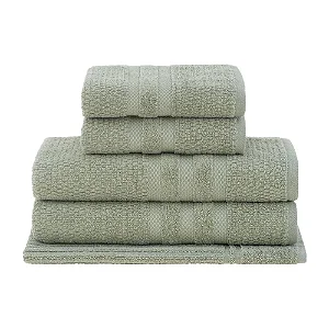 Toalha De Banho Jacquard Buddemeyer Vanilla Extra Soft 90X150 Verde 1184