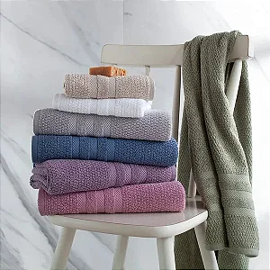 Toalha De Rosto Jacquard Buddemeyer Vanilla Extra Soft 48X80 Rosa 1732