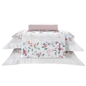 Jogo De Cama Queen Döhler Rubi Aurora D 200 Fios 4 Peças