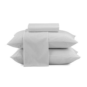 Jogo De Cama Camesa Loft King 260X280 Branco 4 Peças