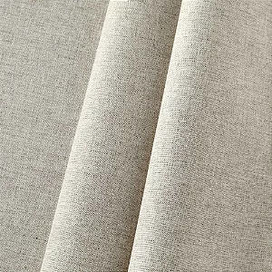 Cortina Bella Janela Blackout Tecido 300x170 Linen Bege Duna