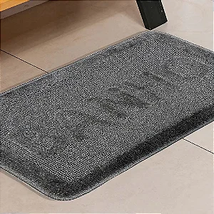 Tapete Niazitex Banheiro Palazzo Banho 45X75 Chumbo