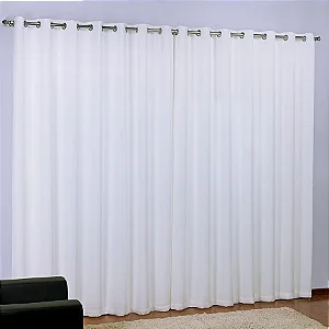 Cortina Niazitex Linho Duplex 560X270 Marfim