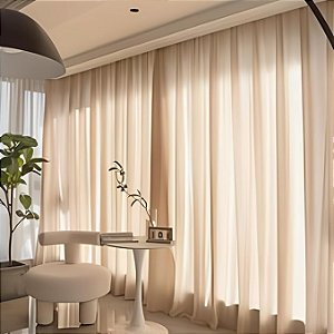 Cortina Bella Janela Inove Duplex 660x280 Linhão/Linho Marfim