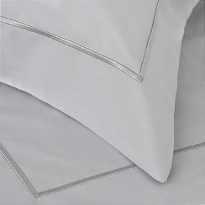 Fronha Buddemeyer Gran Percalle Classic 50X70 Cinza