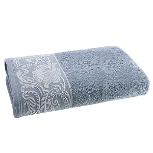 Toalha De Banho Fatex Louise 70X140 100% Algodão Azul