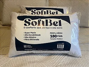 Travesseiro Softbel 180 Fios 600G 50X70