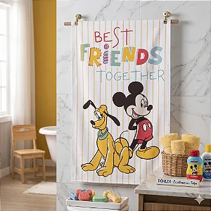 Toalha De Banho Dohler Felpudo Estampada Licenciada 70X115 Mickey 18