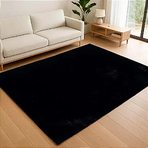 Tapete Niazitex Pele Albany Pratik 60X120 Preto