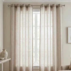 Cortina Niazitex Rustica Dublin 260X230 Areia