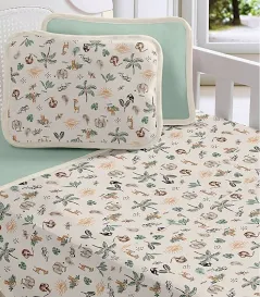 Jogo Cama Sul Brasil Vivald Baby 3 Peças Turminha da Selva