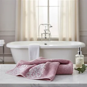 Toalha Banho Fatex Jacquard Medalhão 80X150 Azaleia