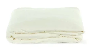 Lençol Malha La Viere casal Marfim 138x188 100% Algodão