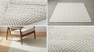 Tapete Niazitex Kilim Ilusion 60x90 Bege Claro