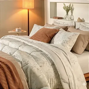 Jogo de Cama Karsten Casal 220x240 Sophia 160 Fios 100 Algodão