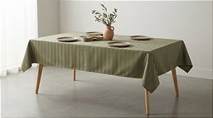 Toalha de Mesa Karsten Campestre 180x270 Erva Mate