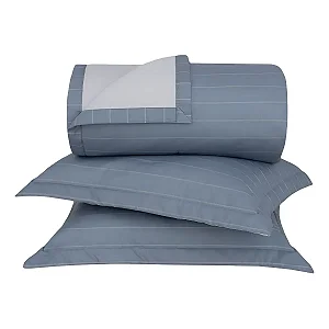 Kit Colcha Buddemeyer Percalle Milano 250x240 Queen 3 Peças 180 Fios