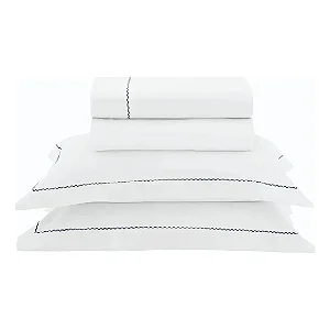 Jogo de Cama Camesa Neo 300 Fios Bordado Sublime Queen Branco 4 Peças