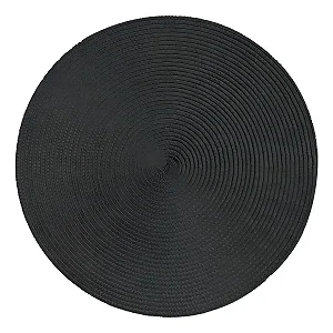 Lugar Americano Jolitex Essencial Redondo 38cm Preto
