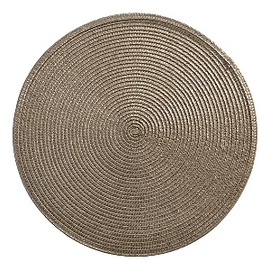 Lugar Americano Jolitex Essencial Redondo 38cm Caramelo