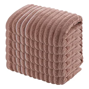 Toalha de Banho fatex Wave 70x140 Rosa Seco