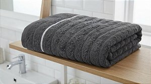Toalha de Banho Fatex Wave 80x150 Chumbo